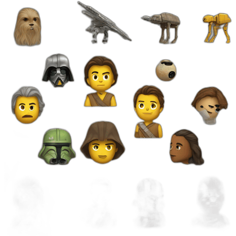 Star wars 3d emoji