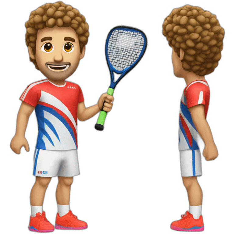 Padel king emoji