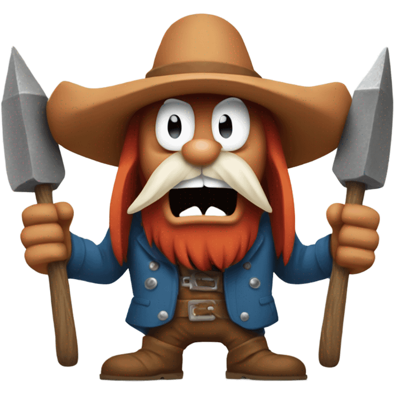 Yosemite Sam with hammers  emoji