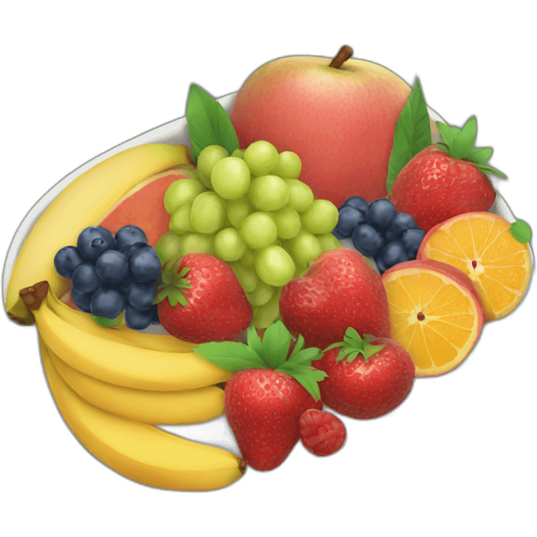 Fruit platter emoji