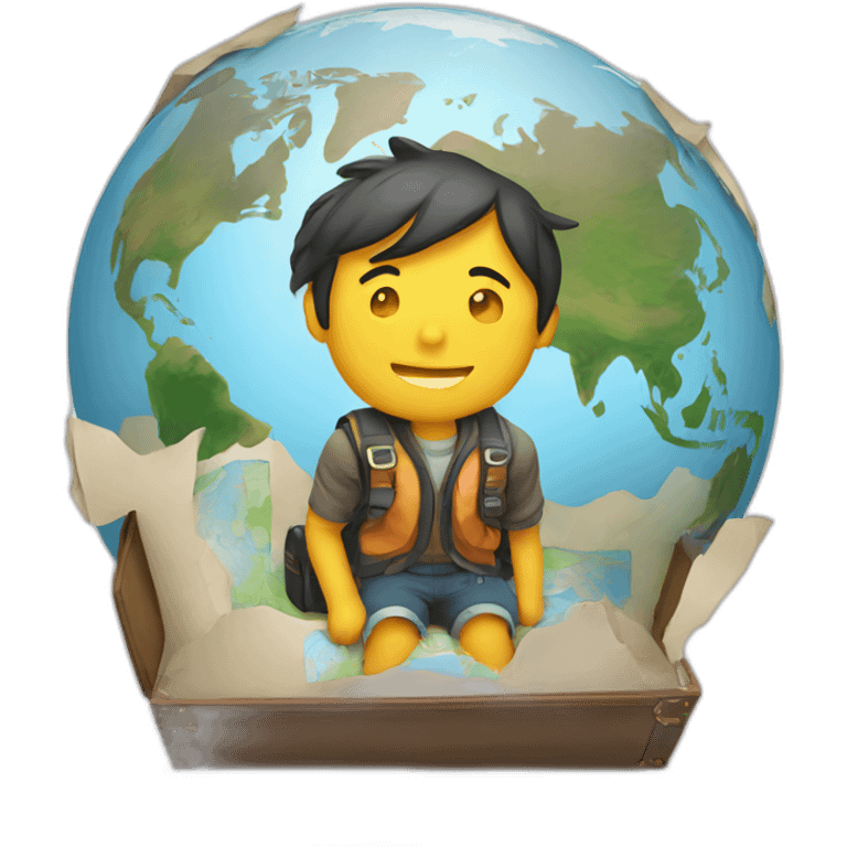 traveling the globe emoji