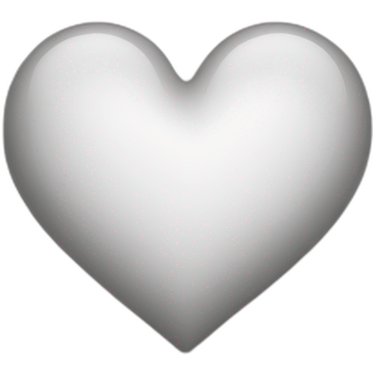 White heart  emoji