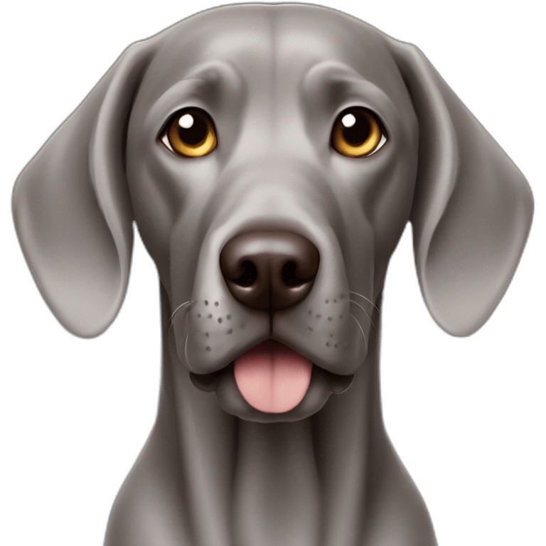 weimaraner emoji