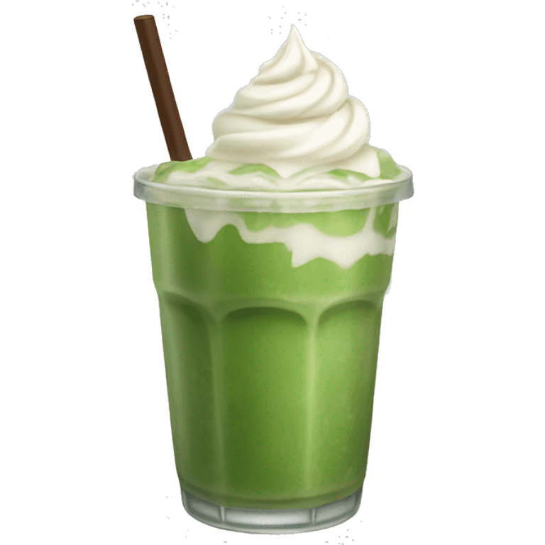 iced matcha latte emoji