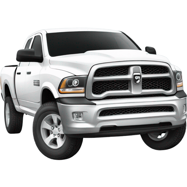 Dodge ram white emoji