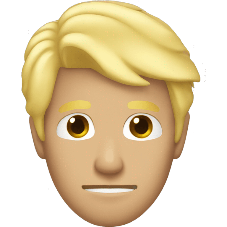 Guy sleeping blonde hair emoji