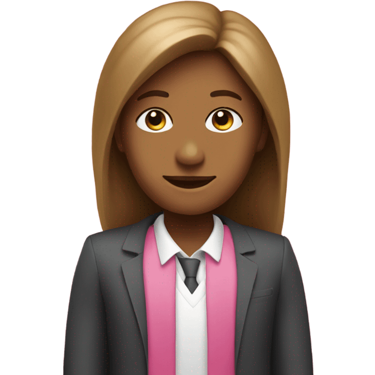 LinkedIn Logo pink emoji