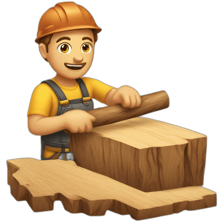 working wood emoji