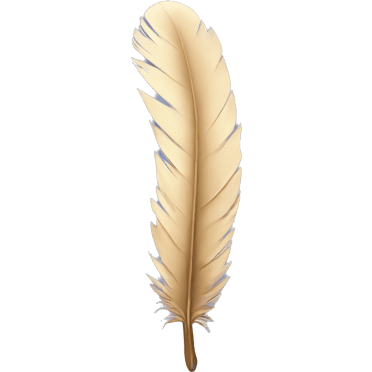 Bird feather emoji