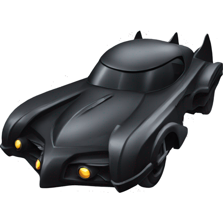 Batmobile speeding emoji