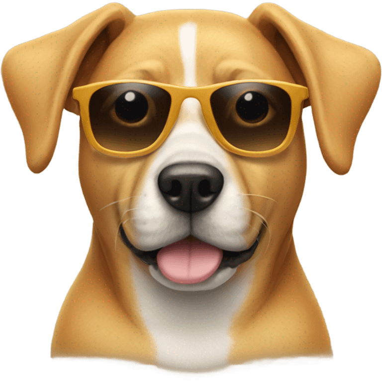 Dog with sunglasses  emoji