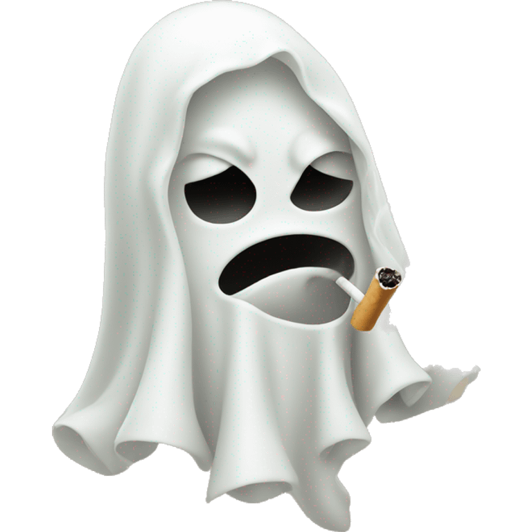 Ghost smoking  emoji