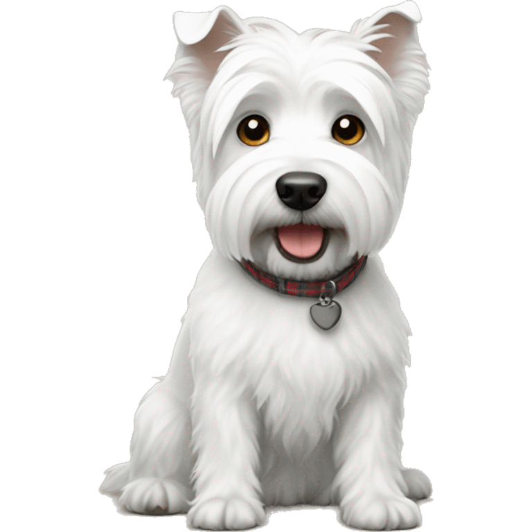 Scotish white terrier emoji