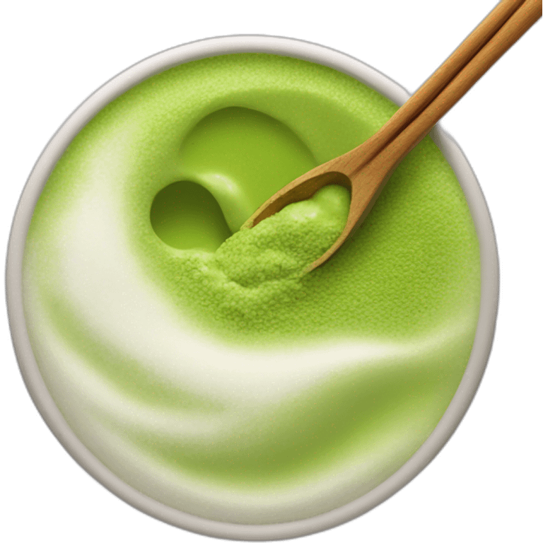 matcha late on coconut milk from Starbucks  emoji