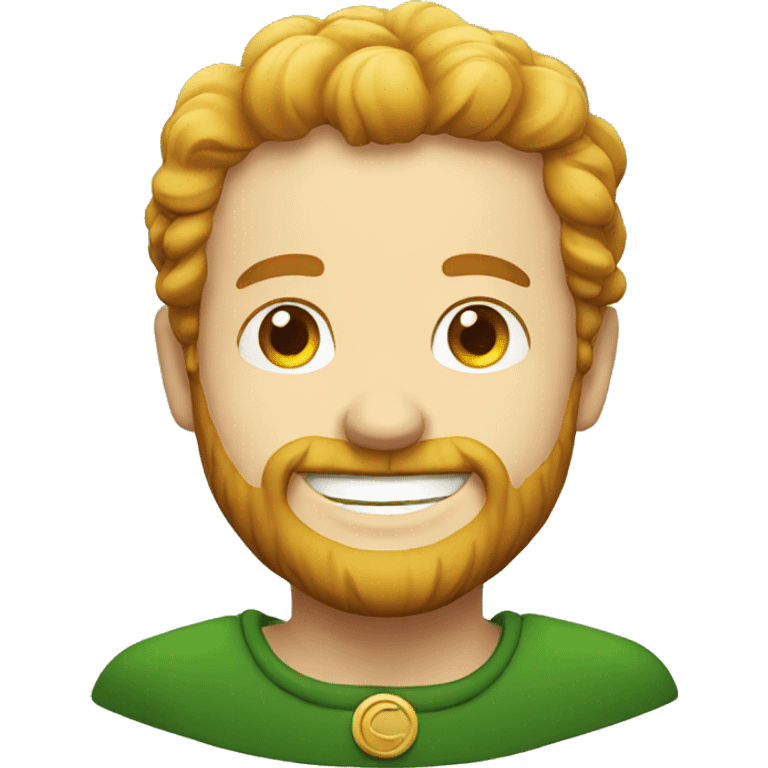 Irish man smile emoji