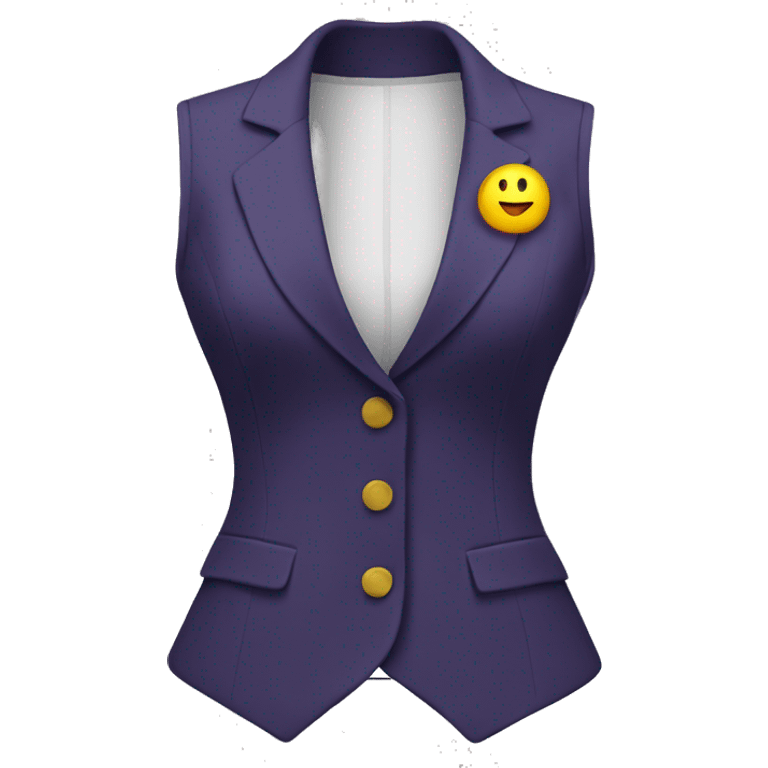 Women’s blazer vest emoji