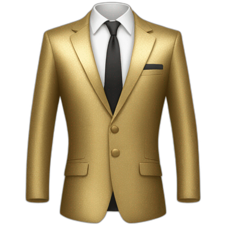 gold suit emoji