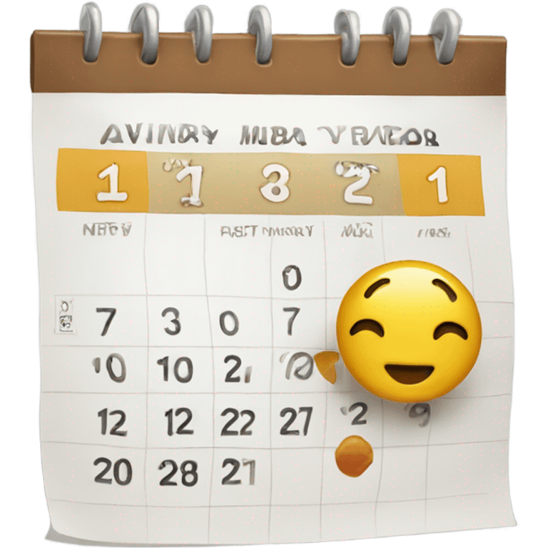 february 14 calendar  emoji