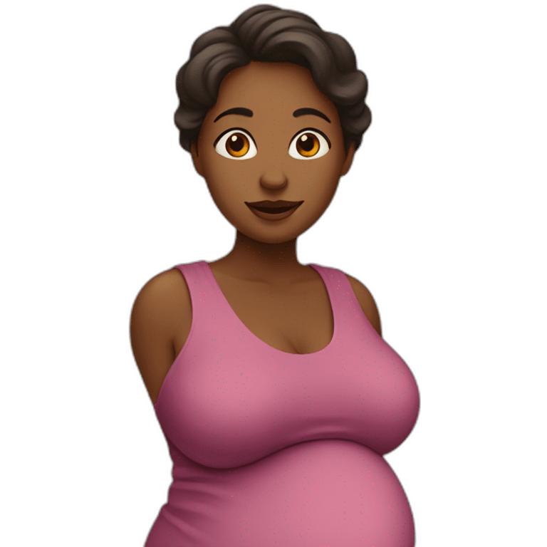 pregnant woman emoji