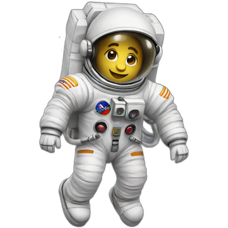 Dancind astronaut emoji