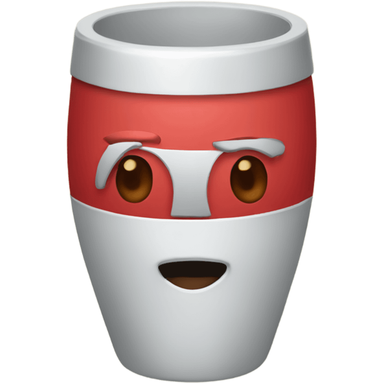 Vaso rojo emoji