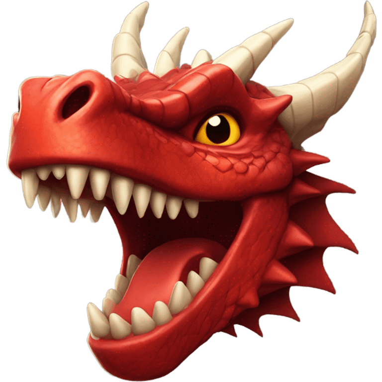 Red dragon head emoji