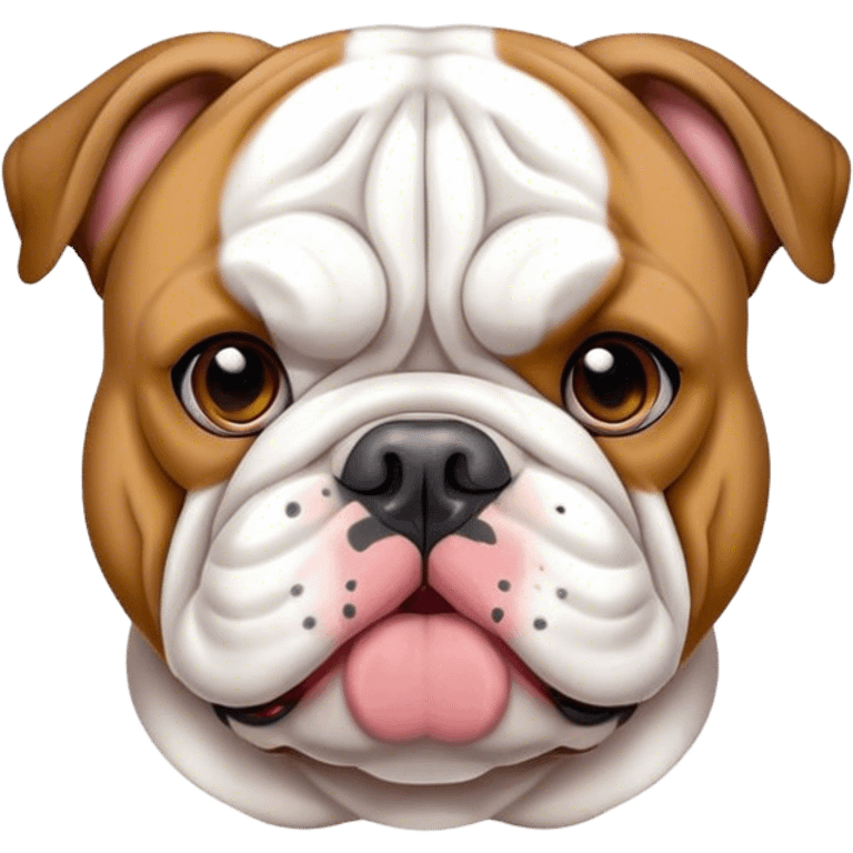 Merle English Bulldog emoji