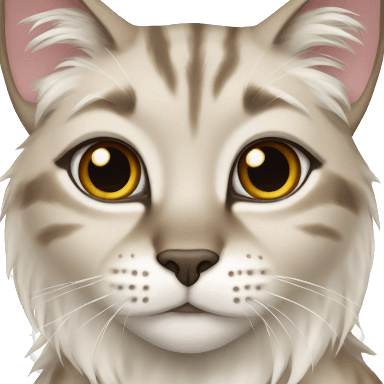 Lynx point rag doll cat emoji