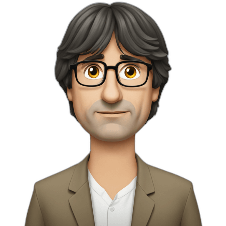 carles puigdemont with kufiyya emoji