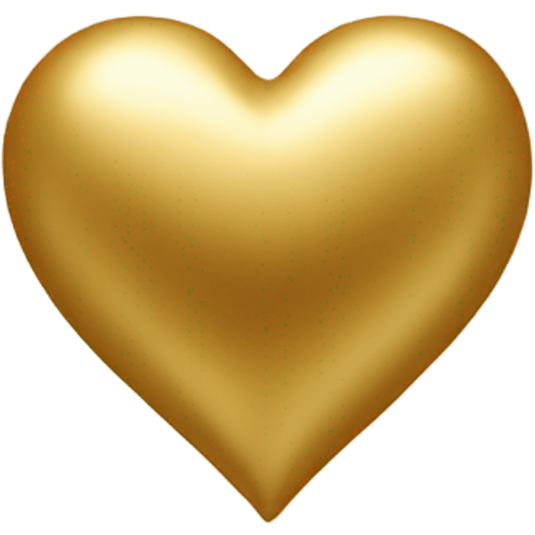 Gold heart emoji