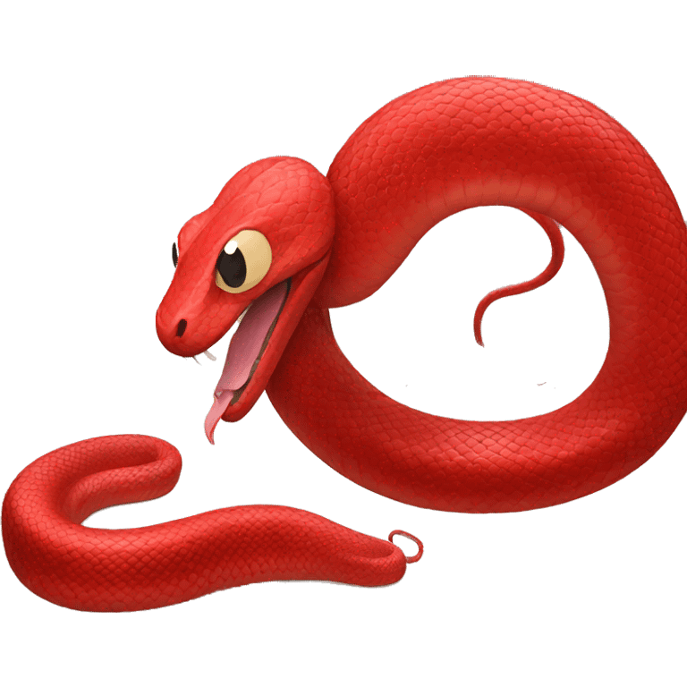 red snake emoji