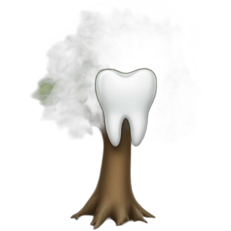 tooth tree emoji