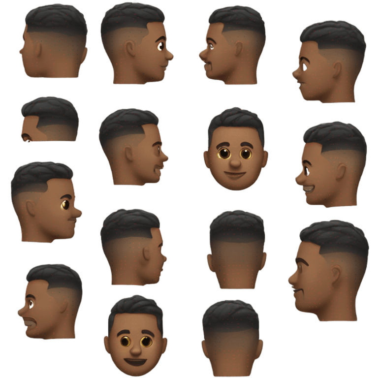 low taper fade emoji