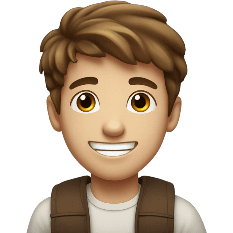 happy brown haired meme boy emoji