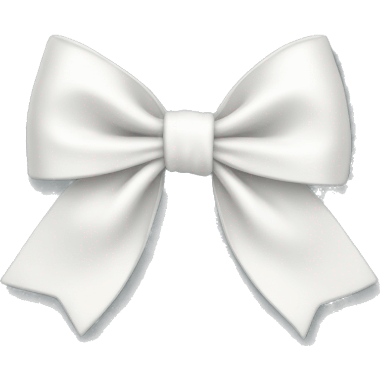 White bow emoji