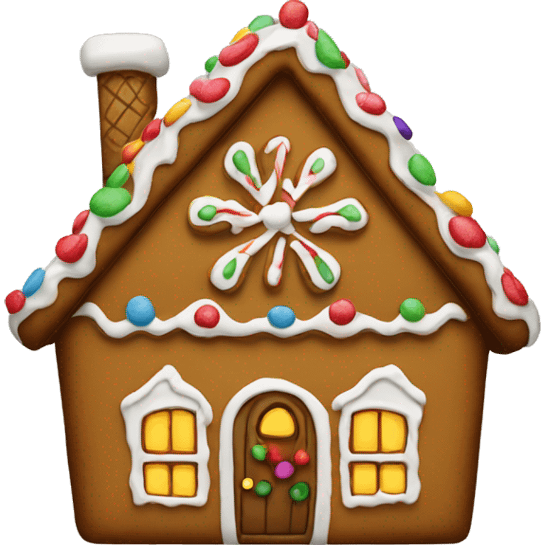 gingerbread house simple  emoji