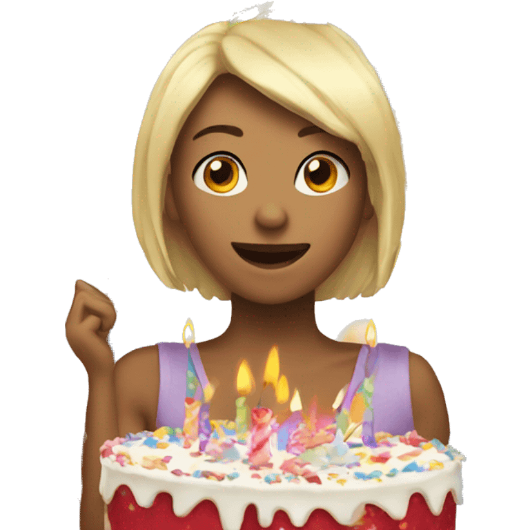 birthday with that wants somting emoji