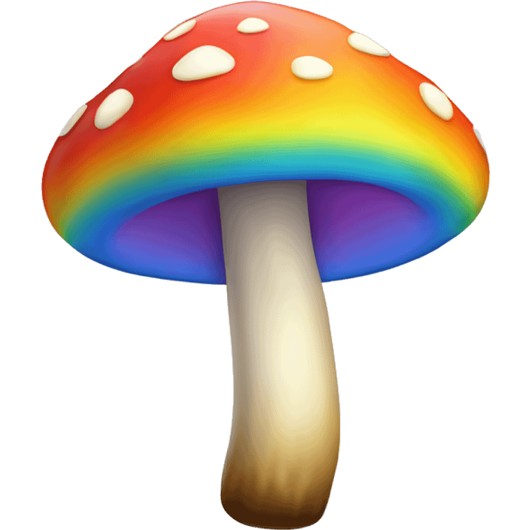 Rainbow mushrooms emoji