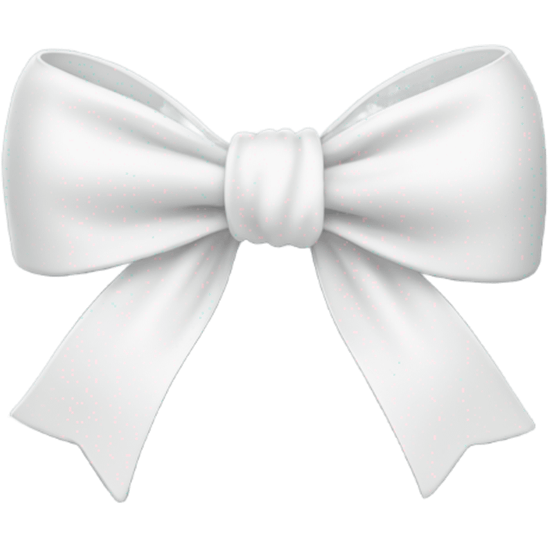 White bow emoji