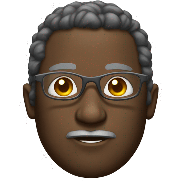 Nerde de oculos mordendo os beiços emoji