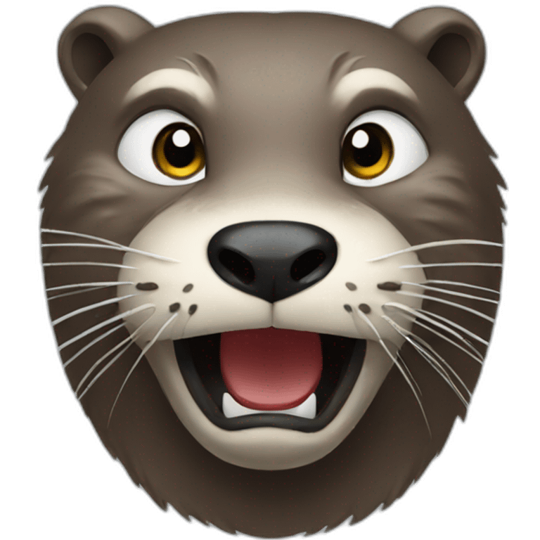 otter-angry emoji