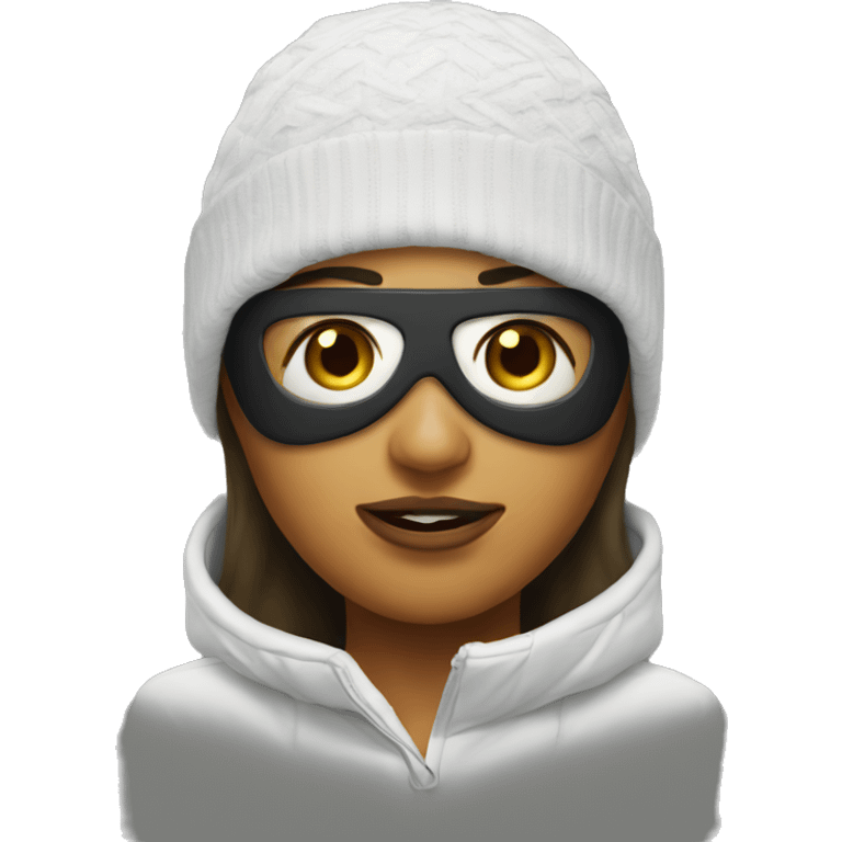 ski mask woman emoji