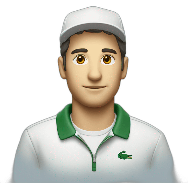 Lacoste man emoji