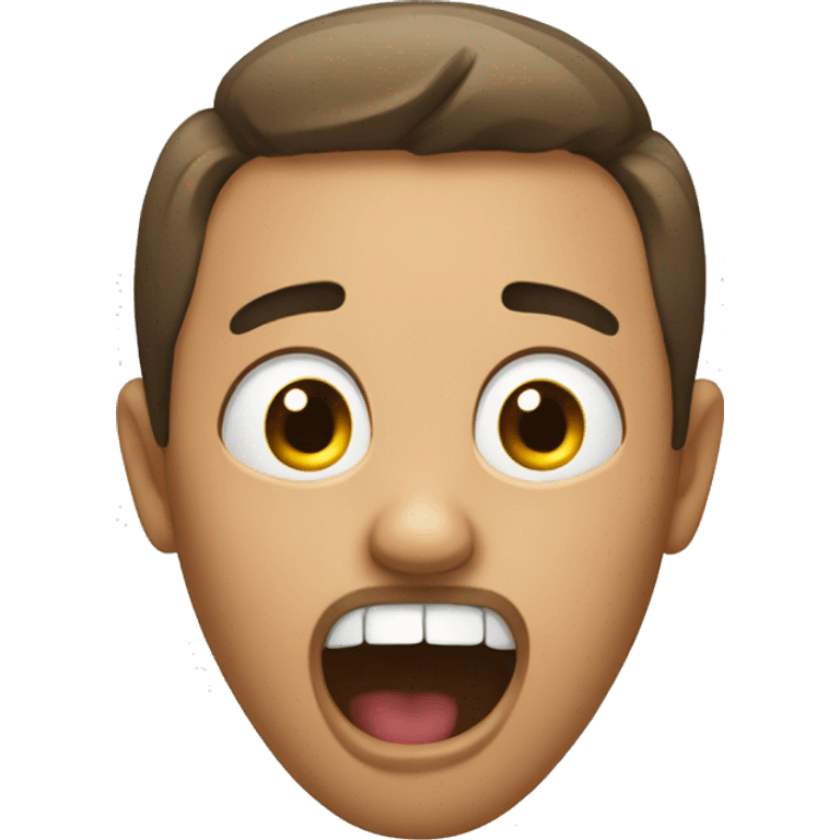 Shocked with mouth open emoji