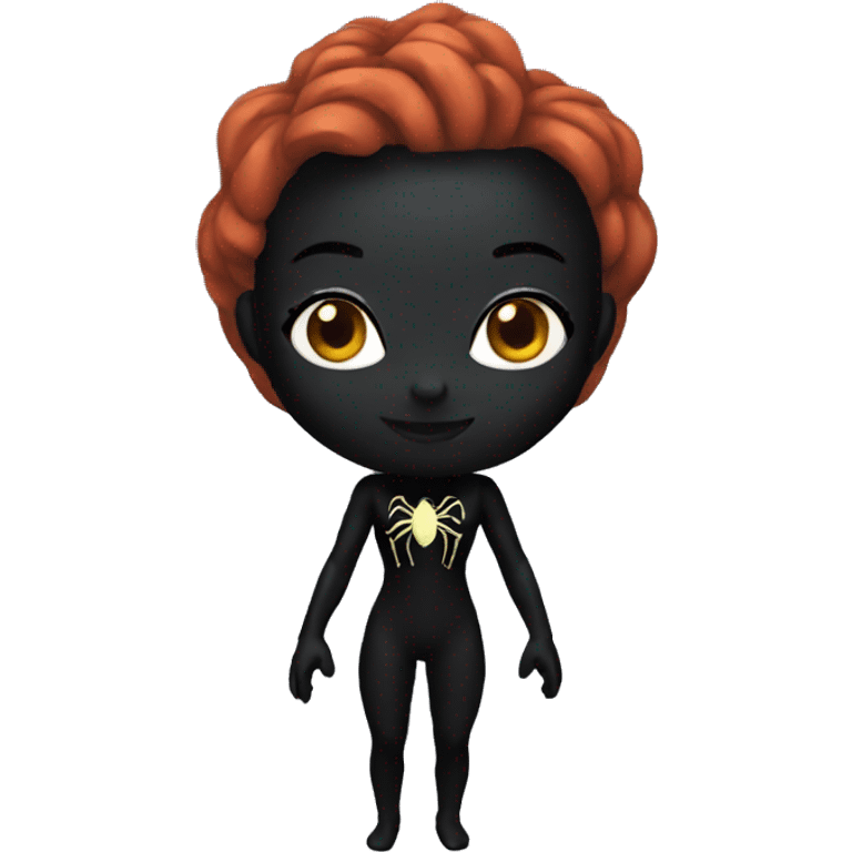 Spider girl black suit emoji