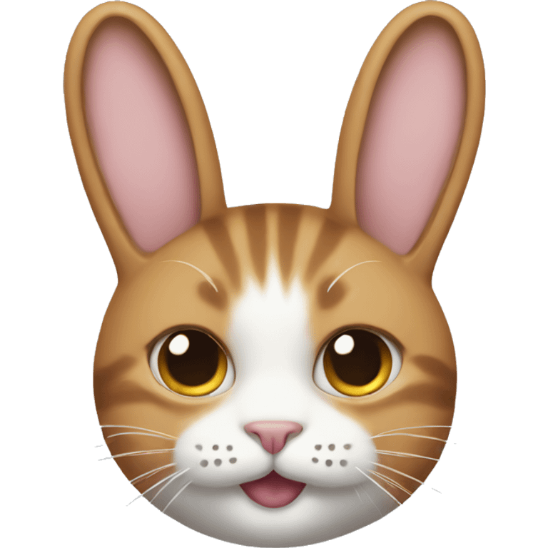 Cat with bunny ears emoji