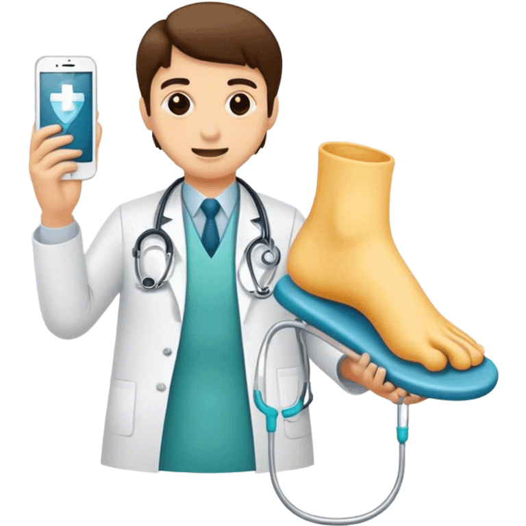 Foot doctor emoji