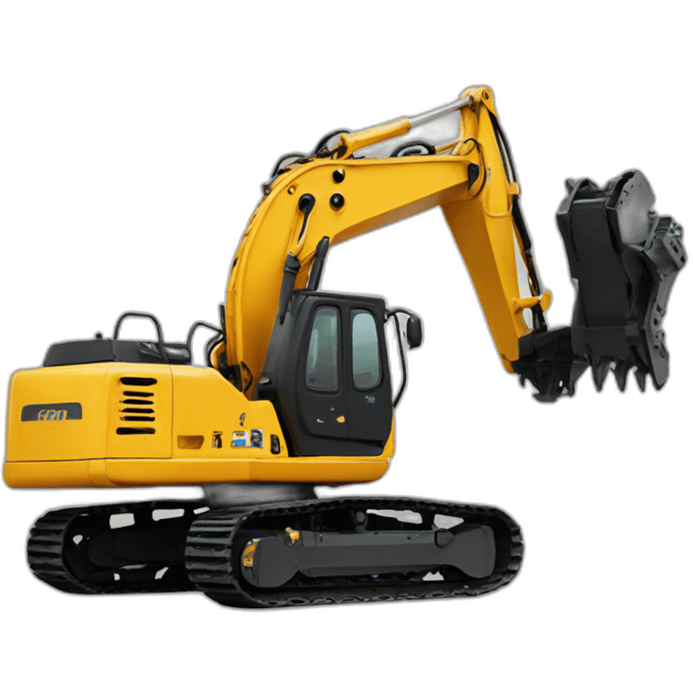 Remote-control-excavator emoji