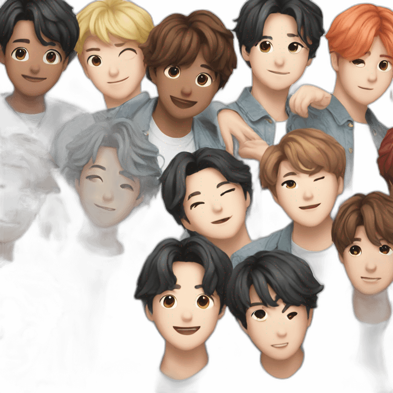 BTS members  emoji