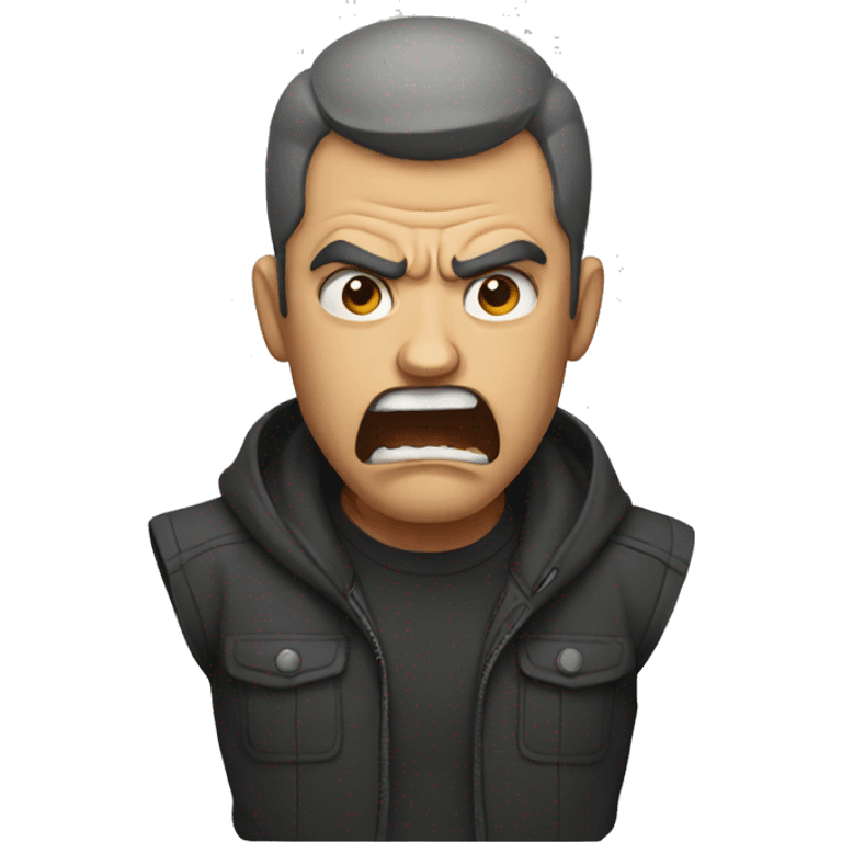 angry man emoji